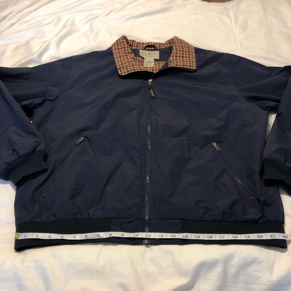 COPY - L.L. Bean Vintage Windbreaker Bomber Jacket Flannel Lined - Picture 10 of 10